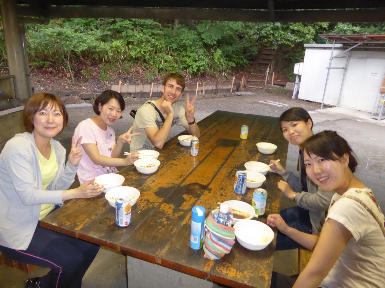 夜は美味しいバーベキューです！
